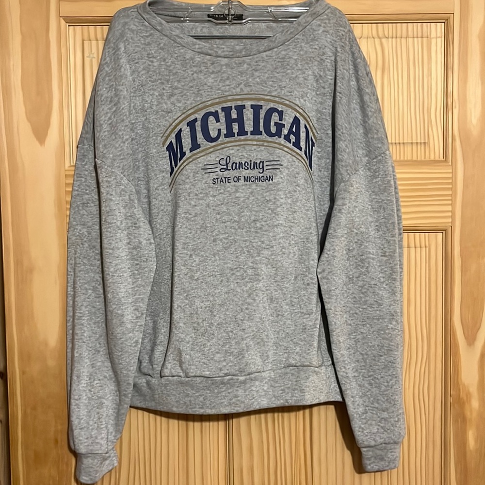Shein Michigan crewneck
